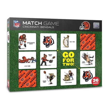 YouTheFan NFL Cincinnati Bengals Memory Match Game