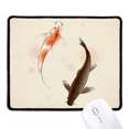 thumbnail image 1 of Traditional Chinese Japanese Lucky Fish Mousepad Stitched Edge Mat Rubber Gang Pad, 1 of 2