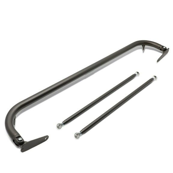 NRG Innovations NRG-HBR-002TI NRG Innovations HBR-002TI 49" Aluminum 4-Point Racing Safety Seat Belt Harness Bar Kit (Titanium)