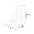 thumbnail image 6 of SINGES Rocking Chair Cushion and Pads Corduroy Chair Cushion with Ties Back and Seat Cushion for Desk Chair, Dining Chairs, Kitchen Chair, Lounge Chair 17.5x39 in, 6 of 6
