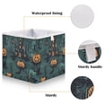 thumbnail image 3 of Foldable Fabric Storage Bin Home Cubes Clothing Organizer Bins Large Collapsible Box Basket for Home Organizer Halloween-themed, 3 of 7
