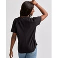 thumbnail image 4 of Hanes Originals Women's Tri-Blend T-Shirt, Relaxed Fit Black M, 4 of 5