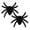 Black, variant on Realistic Spiders 20 PCS Hairy Scary Spider Props, Halloween Decorations for Indoor Outdoor Yard Garden Haunted House, Joke Prank Party Supplies