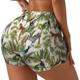 thumbnail image 2 of Vsdgher Jungle Animals print Workout Shorts for Women Seamless Soft Smooth Gym Yoga Scrunch Active Exercise Fitness Shorts, 2 of 8