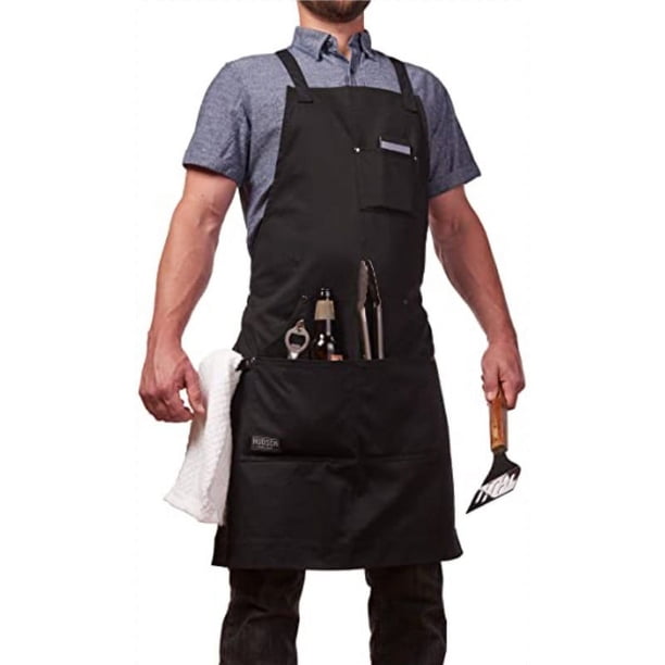 Productos duraderos-delantal de Chef de grado profesional para cocina, parrilla de barbacoa-delantal con pechera ajustable para mujer multifunción profesional