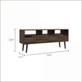 thumbnail image 2 of TV Furniture Hamburg TV Stand for 60” TVs | 3 Open Shelves | Contemporary | Engineered Wood, 2 of 11