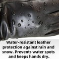 thumbnail image 2 of Jtbuh XLY Leather Gloves for Women,Lambskin Premium Wool Lined for Winter, Water-Resistant Driving Gloves, 2 of 6