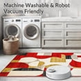 thumbnail image 5 of ODIKA 4'x6' Machine Washable Non-Slip Area Rug, Boho Inspired Decorative Accent High Traffic Rug, Red, 127429, 5 of 7
