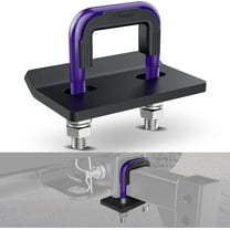 Nilight Trailer Hitch Tightener for 2 Inch Trailers Hitches Mount Anti Rattle Heavy Duty Steel with Rubber Cover Dark Purple U Bolt Matte Black Plate Electrophoresis Anti-Rust Triple Protective