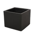 thumbnail image 5 of ELLA MGO L 22 Planter Box Black Cast Stone Look Weather-Resistant No Assembly Outdoor Garden Planter, 5 of 9