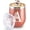 A, variant on Initial Tumbler, Monogrammed Gifts for Women, 12oz Stainless Steel Monogram Tumbler Wine Coffee Mug with Lid for Birthday Gifts, Personalized Drinking Cup for Family Friend Sister.(Rose Gold/S)