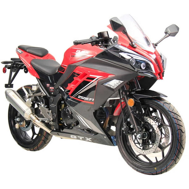 HHH GTX 250 EFI Motorcycle Manual 5 Speed | Black - Walmart
