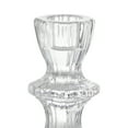 thumbnail image 3 of The Pioneer Woman 8” Decorative Clear Glass Taper Candle Holder, Large, 3 of 6