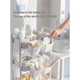 thumbnail image 4 of 1pc Hanging Storage Basket For Desk, Dorm Room, Pen Holder, Desk Organizer, Small Rolling Cart, Storage Bin, 4 of 5