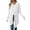 White, variant on Mengpipi Women's Basic Casual Lightweight Long Sleeve Drape Open Front Cardigan, White-S(4-6)