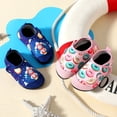 thumbnail image 5 of Kids Water Shoes Hook and Loop Closure Girls Boys Quick Dry Barefoot Walking Aqua Socks Non-Slip for Beach Swim Walking, 5 of 7