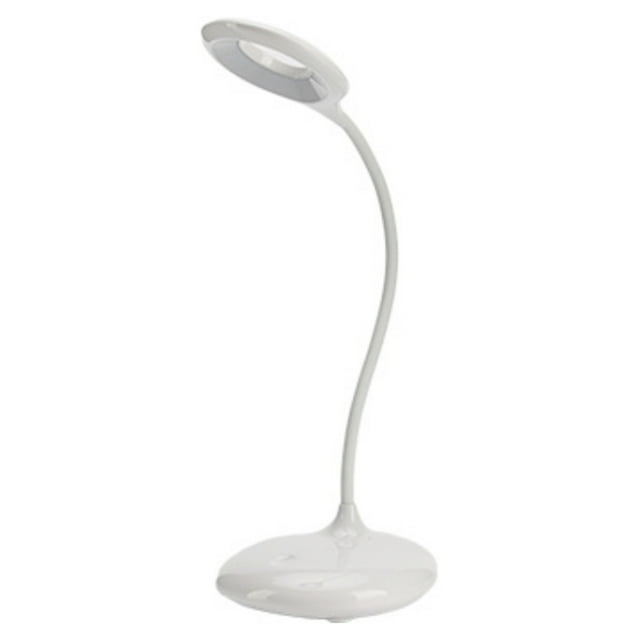 MINISO Desk Lamp Rechargeable Computer LED Desk Light with Micro USB Port 3 Brightness Modes Touch Control Dimmable Gooseneck Desktop Table Lamp for Office Home