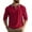 C195/Red, variant on Rggeeun Men's Long Sleeve Polo Shirts Male Light Fashionable Casual Loose Fitting Large Sized Lapel And Pocket Shirt Tops Fashion