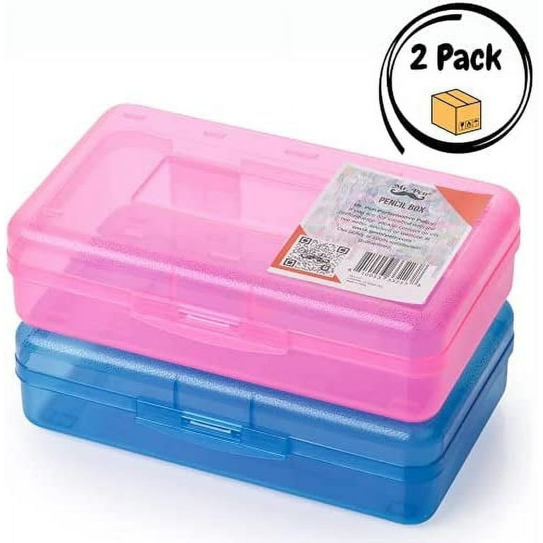 Mr. Pen - Pencil Box, 2 Pack, Assorted Color, Pencil Case for Kids, Pencil  Box for Kids