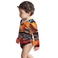 thumbnail image 3 of Sigee Dynamic Fire Bird Art for Baby Unisex Baby Cotton Long-Sleeve Bodysuits Soft Cotton, Breathable-3 Months, 3 of 6