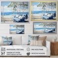 thumbnail image 4 of Designart "To The Coastal windows Windows painting II" Nautical & Beach Floater Framed Canvas Wall Art, 4 of 7