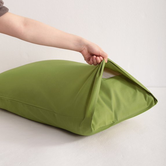 Lorviah Premium Cotton Body Pillowcase 20"x54", Ultra Soft & Breathable Body Pillow Cover with Envelope Closure, Sage Green