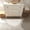 Ivory, variant on Savi Home Cotton Half Circle Bathroom Rug, Absorbent Anti-Skid Bath Mat, Mustard, 22 x 42 in
