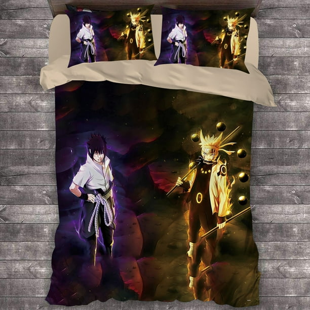 Japan Manga Characters Bedding Set Twin Size Naruto Itachi Sasuke