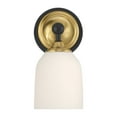 thumbnail image 5 of Possini Euro Design Possini Euro Zaragoza 9 1/2" High Gold and Matte Black Wall Sconce, 5 of 9