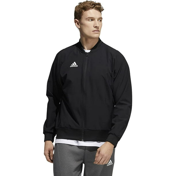 GP7930 Adidas Mens Sideline 21 Woven Jacket Black/White 2XL Walmart.com