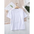 thumbnail image 2 of The Land Before Time" Girls' Short-Sleeve T-Shirt - Soft, Skin-Friendly Fabric with Vibrant Cartoon Print, Casual Summer Top in White, Cotton Tee for Youngsters, 2 of 6