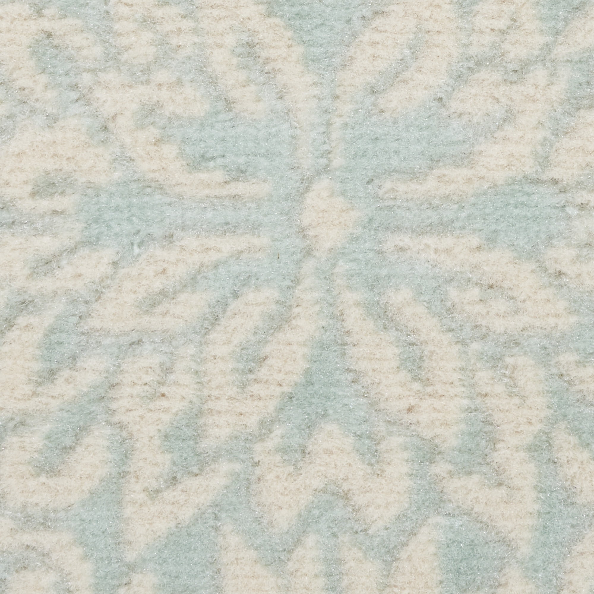 Nourison Bliss Modern Floral Ivory/Green 2'3" x 7'3" Area Rug, (2' x 7')