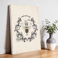thumbnail image 3 of Canvas Wall Art SWEET HONEY BEES Canvas Art Print Bees Farmhouse Retro Texture Pictures Wall Decor for Living Room Bedroom Artwork Decorations Stretched Framed Ready to Hang 11"x14", 3 of 9