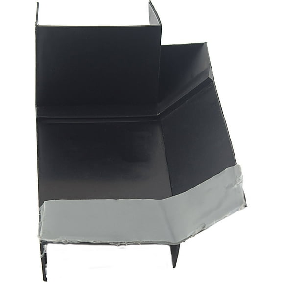 AP Products 018-1161-LH Left Hand Notch Corner Block, Black, 4-1/2" x 2-1/2" x 2"