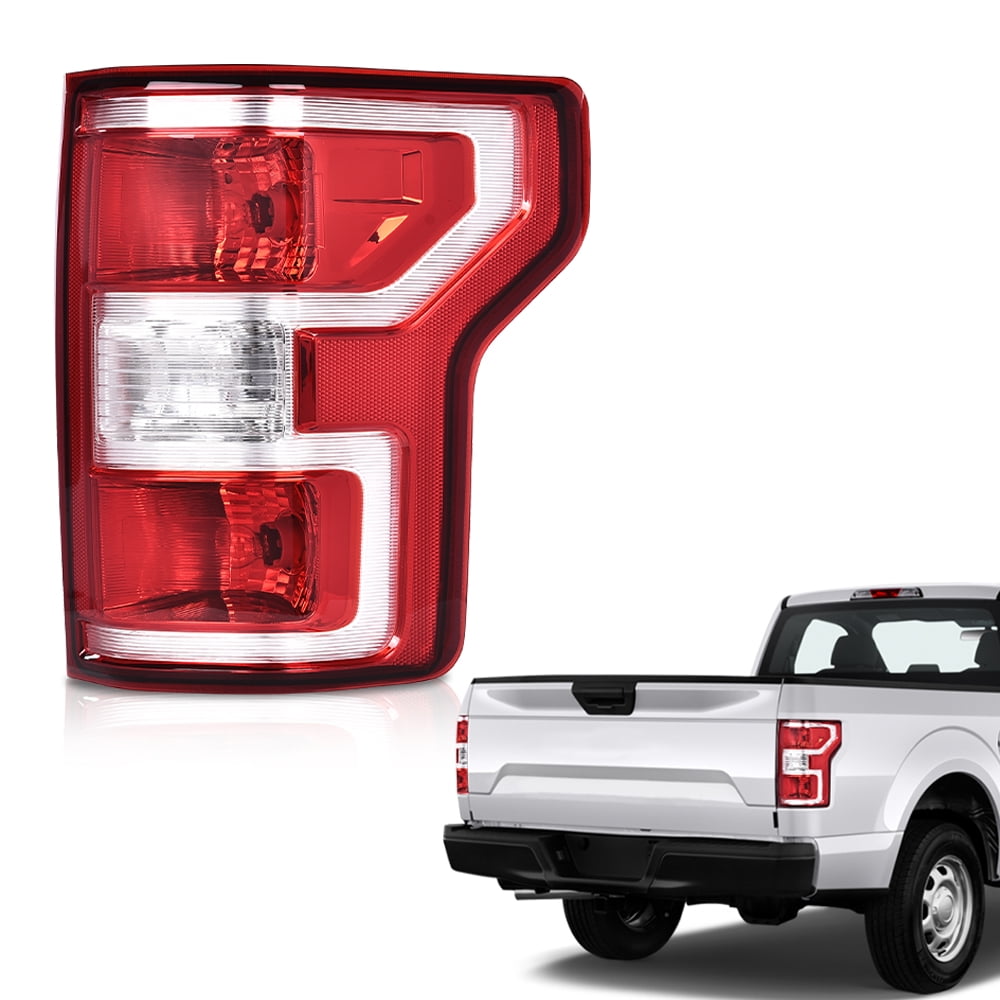 CROSSDESIGN Right Passenger Side Tail Light Lamp Fit for 2018-2020 Ford F150