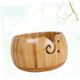 thumbnail image 2 of Crochet Hook Yarn Bowl Self Made Crochet Bowl Yarn Container Yarn Storage Bracket Organizer Wooden, 2 of 5