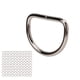 thumbnail image 2 of Anillos en D de metal, 100 piezas Anillos en D de metal Collar para perro Anillos en D Anillos en D Meticulosamente diseñados, 2 of 8