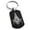 Black, variant on Stainless Steel Freemasons Masonic Royal Compass Engraved Dog Tag Keychain Keyring