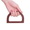 thumbnail image 3 of Repuesto de Asa de Bolsa de Madera en Forma de D para Bolsas Hechas a Mano, 3 of 5