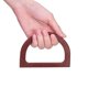 thumbnail image 3 of Repuesto de Asa de Bolsa de Madera en Forma de D para Bolsas Hechas a Mano, 3 of 5