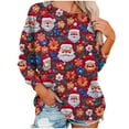 thumbnail image 5 of jjayotai Christmas Ugly Sweaters for Women, Plus Size Novelty 3D Cute Print Long Sleeve Funny Sweatshirts Xmas Ladies Cute Tops Pullover Red M, 5 of 7