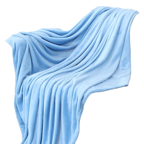 AUQ Minky Blankets Solid Color Blanket Flannel Blanket Coral Blanket Air Conditioning Blanket Sofa Blanket 70*100 cm
