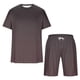 thumbnail image 4 of Mens Pantalones Casuales Cuello Redondo Impresión de Manga Corta Blusa Y Pantalones Cortos Traje, Pantalones de Traje para Hombres, 4 of 5