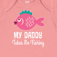 thumbnail image 4 of Inktastic My Daddy Takes Me Fishing Girls Girls Baby Bodysuit, 4 of 5