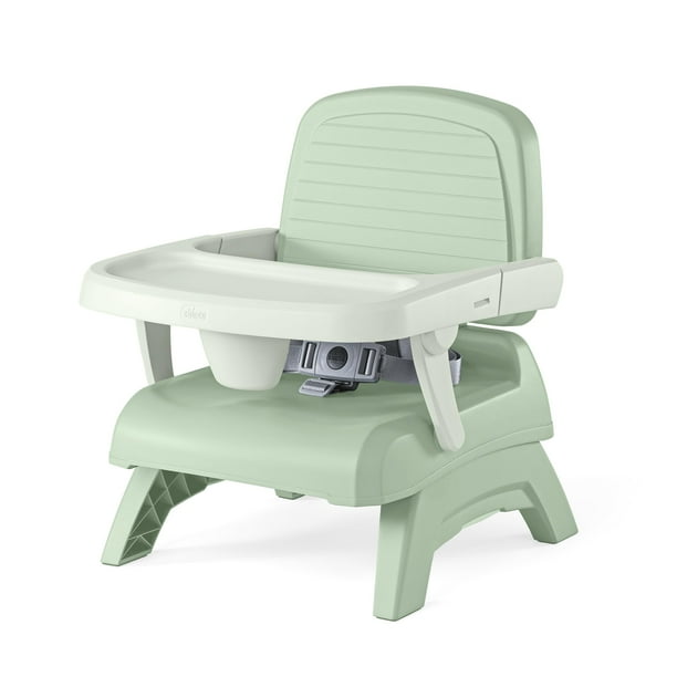 Chicco Bento™ Asiento elevador portátil 3 en 1 para mesa, asiento para comer y silla para bebés y niños pequeños, para niños de hasta 50 libras, ligero, plegable compacto | Salvia/Verde