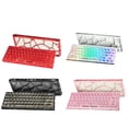 thumbnail image 3 of YIGSECU Gaming Keyboard Full Aluminum Hollow Frame Switches Programmable Color Backlit Corded Connection, 3 of 20