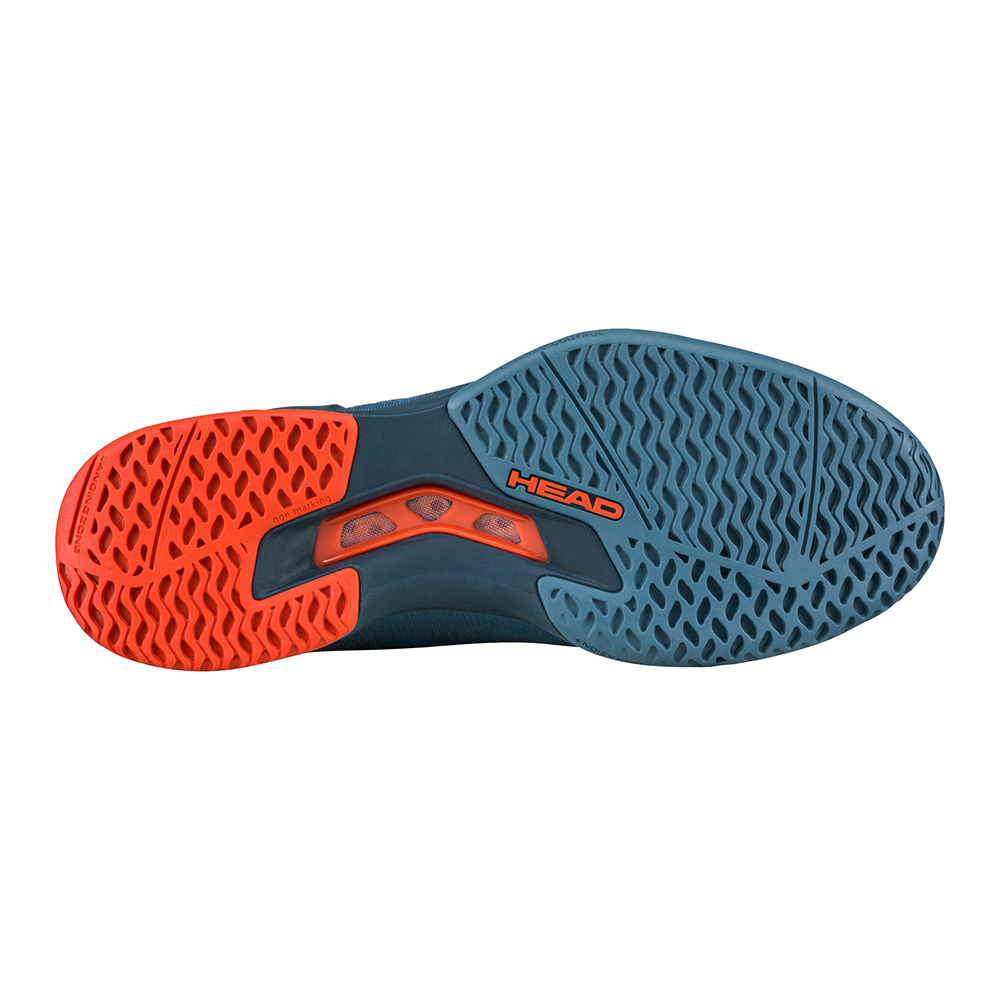 Head Men`s Sprint Pro 3.5 Tennis Shoes Bluestone and Orange (  10.5   ) - image 3 of 5