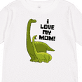 thumbnail image 4 of Inktastic I Love my Mom with Baby and Mommy Brontosaurus Boys or Girls Long Sleeve Toddler T-Shirt, 4 of 5