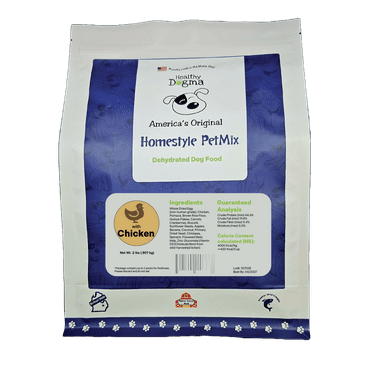 Healthy Dogma - Homestyle PetMix with Chicken |Dehydrated Dog Food, Clean Ingredients, No Preservatives, Homemade Dog Food 10lbs