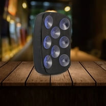 KHBUAB Motorcycle Cushion Seat Pad 1Pcs Rounded Rectangle Rear Cushion in Black Leather for Motorbike Riders